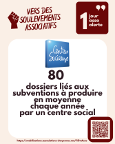 publication 1 jour, 1 asso, 1 alerte -Fédération des Centres sociaux